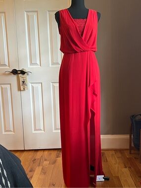 BCBG Koko evening dress rouge red